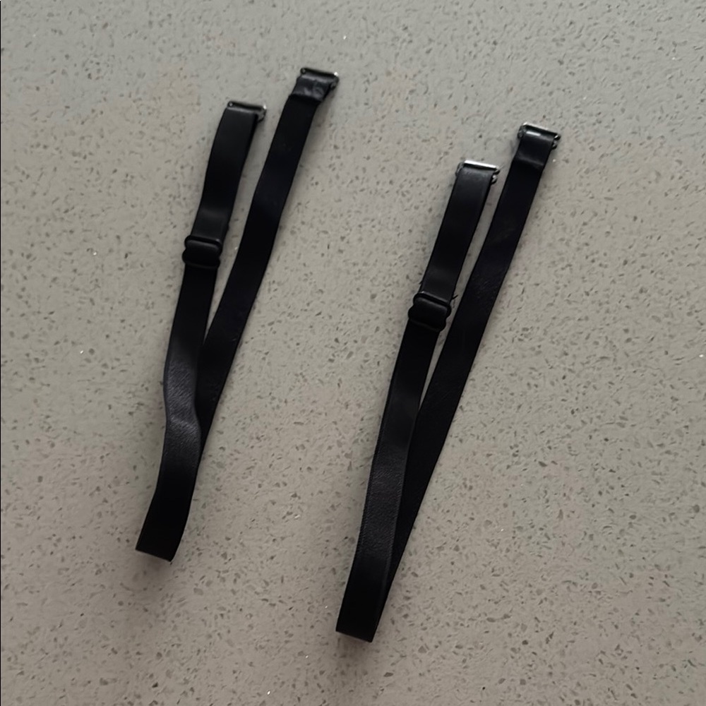 Black Adjustable Straps for a Strapless Bra